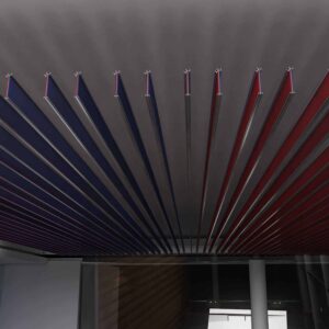 Aluminium I-Shaped Baffle Screen Ceiling