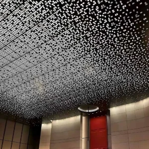 Starry Aluminium Perforated Ceiling (with Lighting Integration)